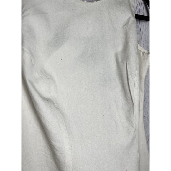 Vintage 1990s Michael Angela Collections White Maxi Dress Size 4 - Picture 7 of 8